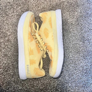 NoBull Sunrise Palm Canvas Trainers Size 8W